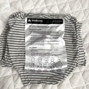 Striped Grey Solly Baby Wrap